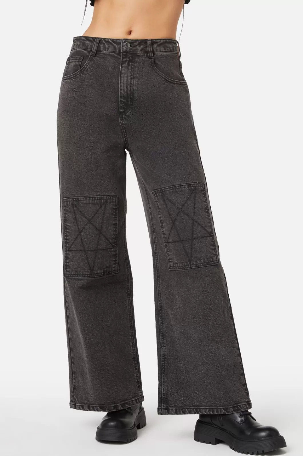 Pants & Jumpsuits<Dangerfield The Astral Wide Leg Jeans