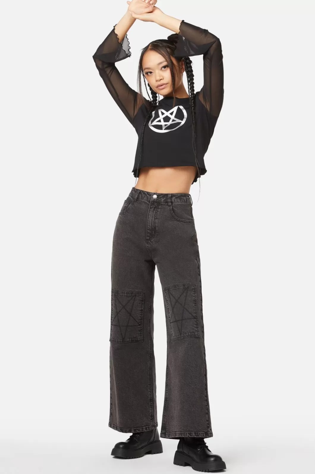 Pants & Jumpsuits<Dangerfield The Astral Wide Leg Jeans