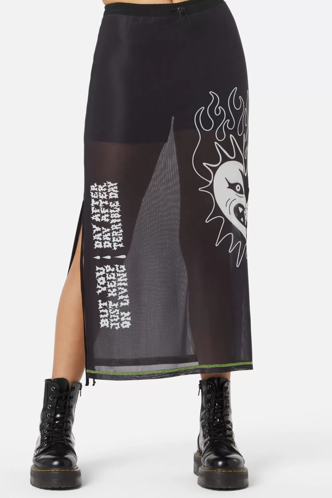 Skirts & Skorts<Dangerfield The End Mesh Drawstring Skirt