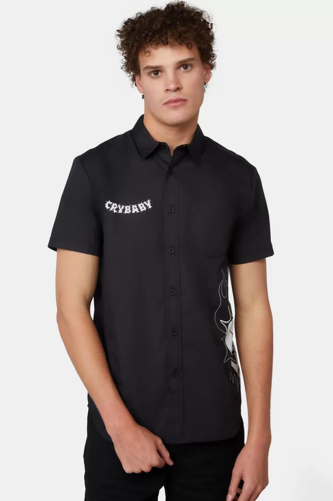 Shirts & Tees<Dangerfield The End Side Printed Short Sleeve Shirt