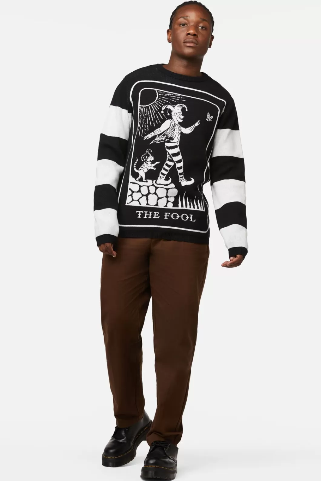 Jumpers & Knits<Dangerfield The Fool Stripe Knit Jumper