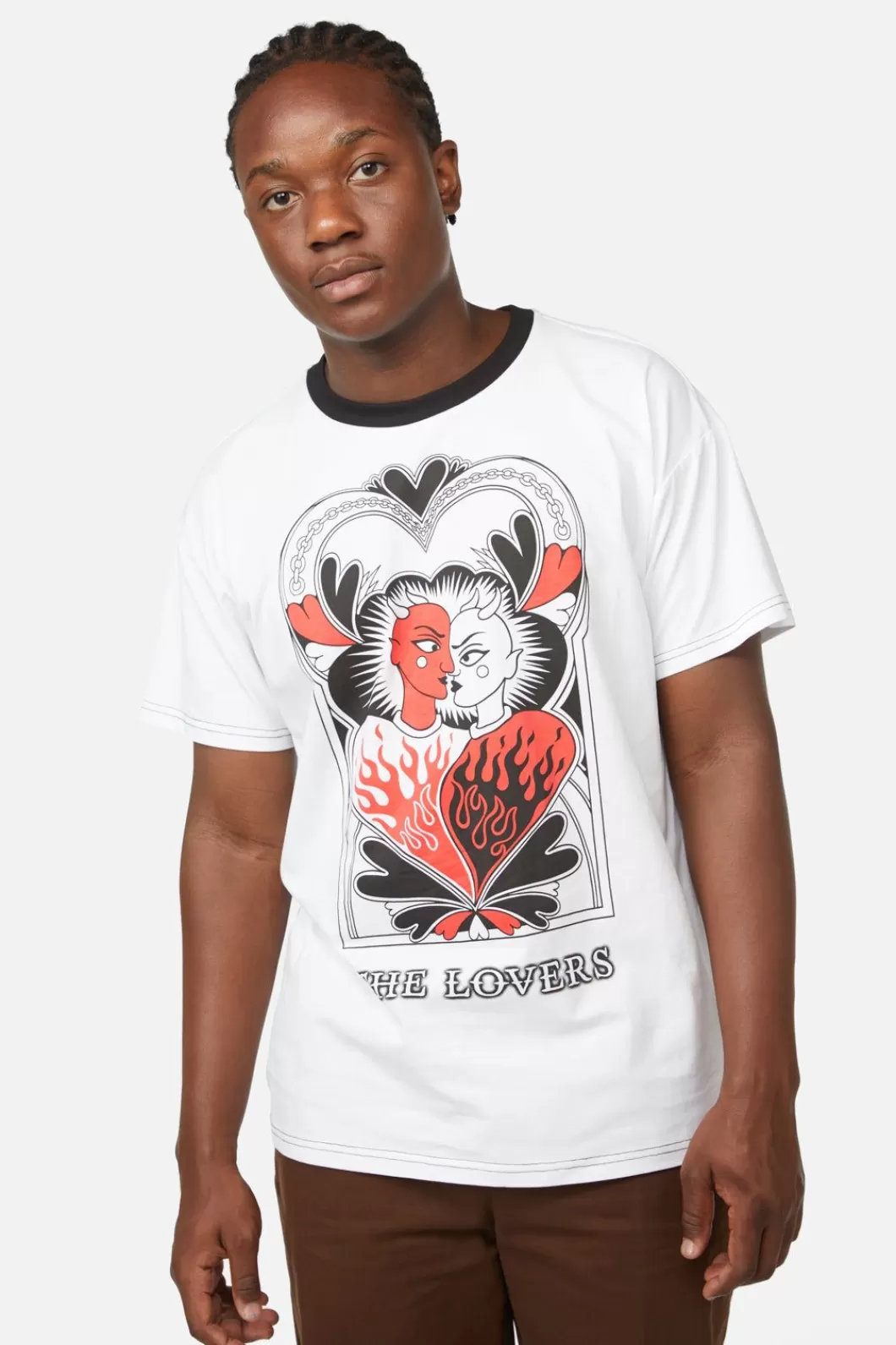 Shirts & Tees<Dangerfield The Lovers Print Tee