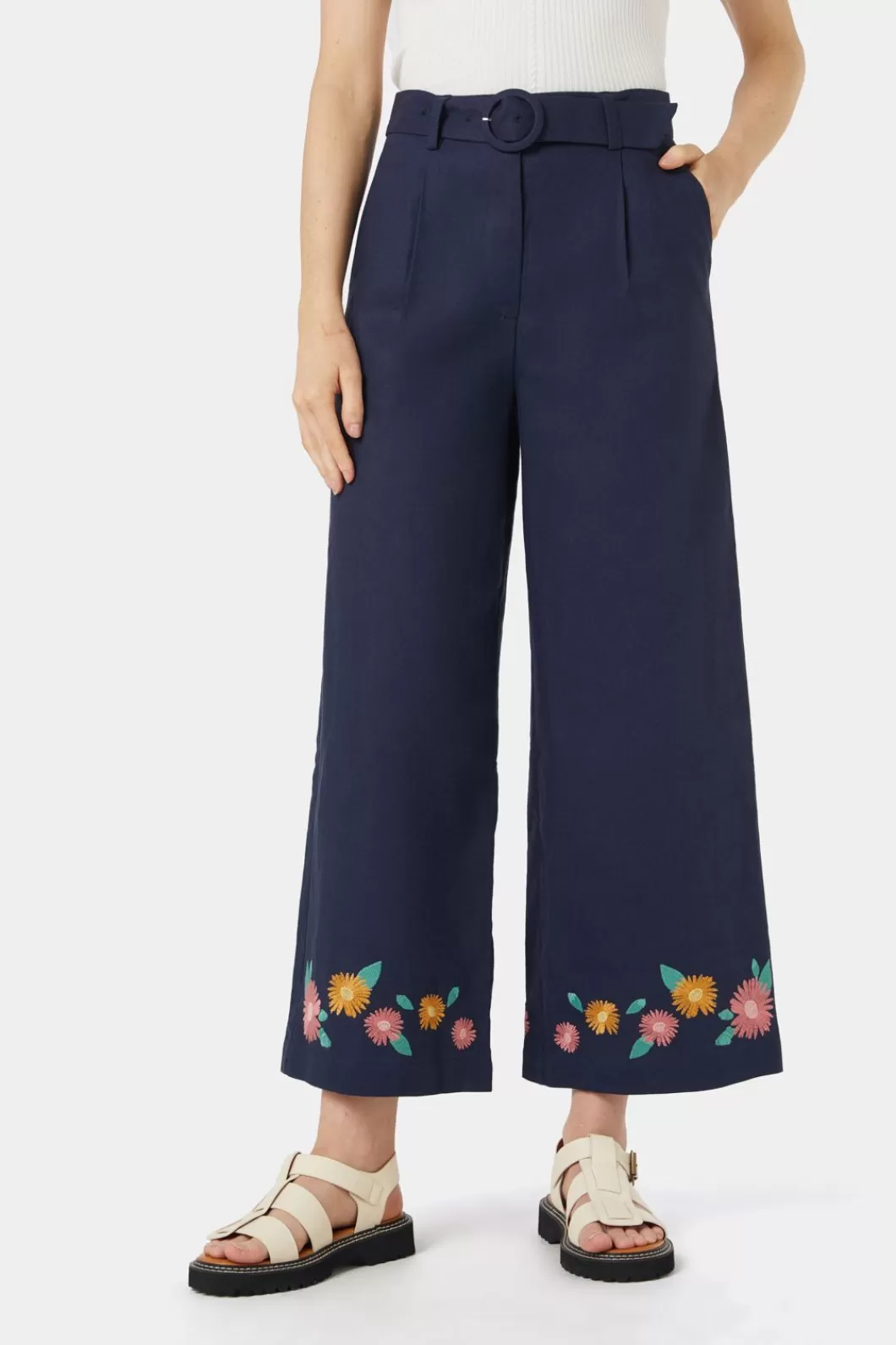 Pants & Jumpsuits<Princess Highway Thea Emb Culotte