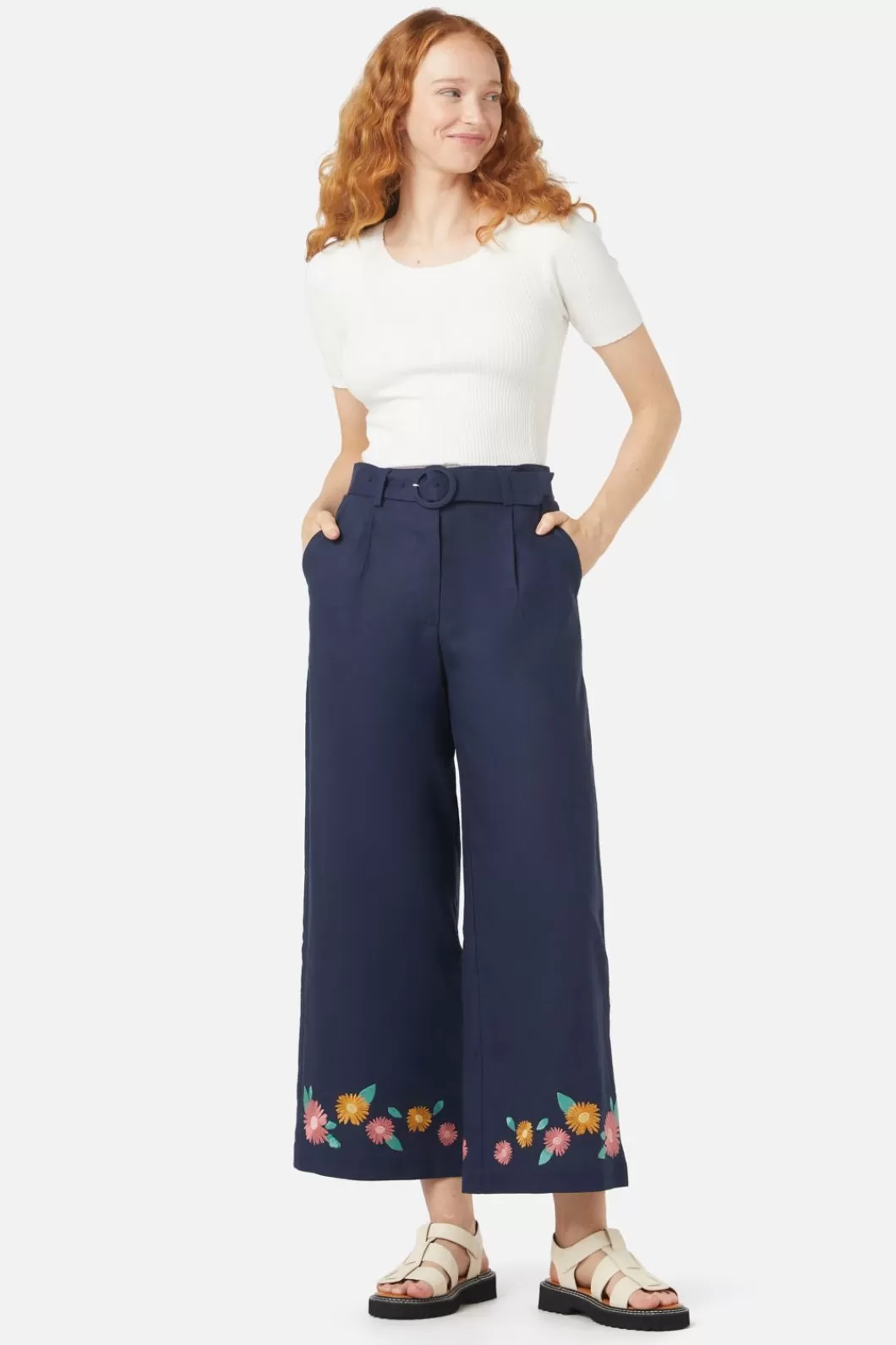 Pants & Jumpsuits<Princess Highway Thea Emb Culotte