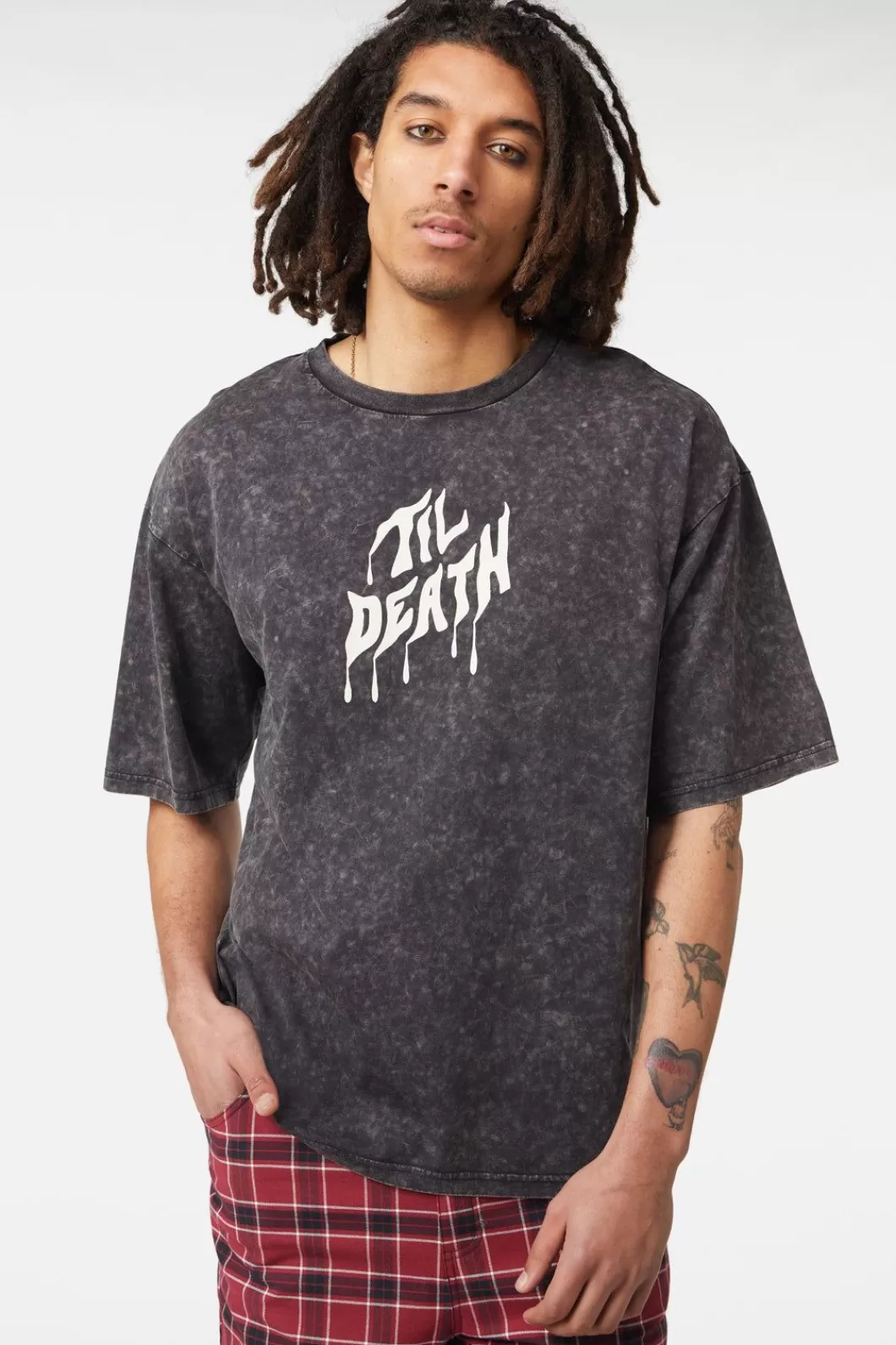 Shirts & Tees<Dangerfield Til Death Acid Wash Tee