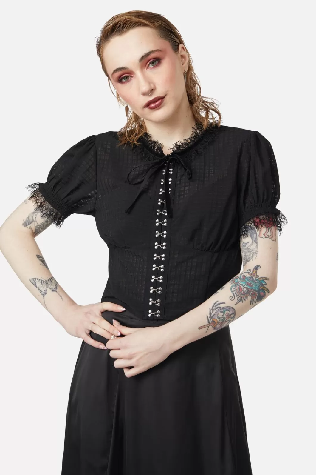 Blouses & Tops<Dangerfield Time Passing Romantic Lace Blouse