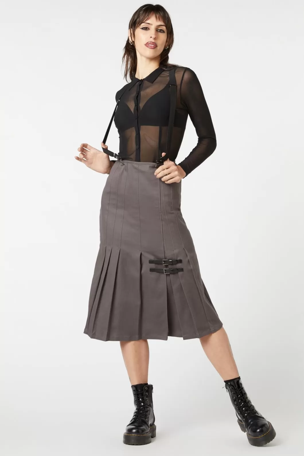 Skirts & Skorts<Dangerfield Time U0026 Date Pleated Skirt