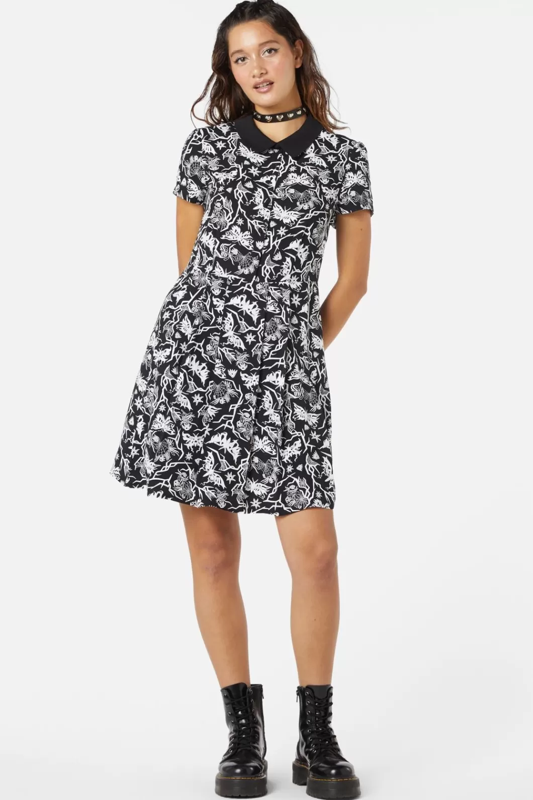 Dresses & Pinafores<Dangerfield To The Butterflies Mini Dress