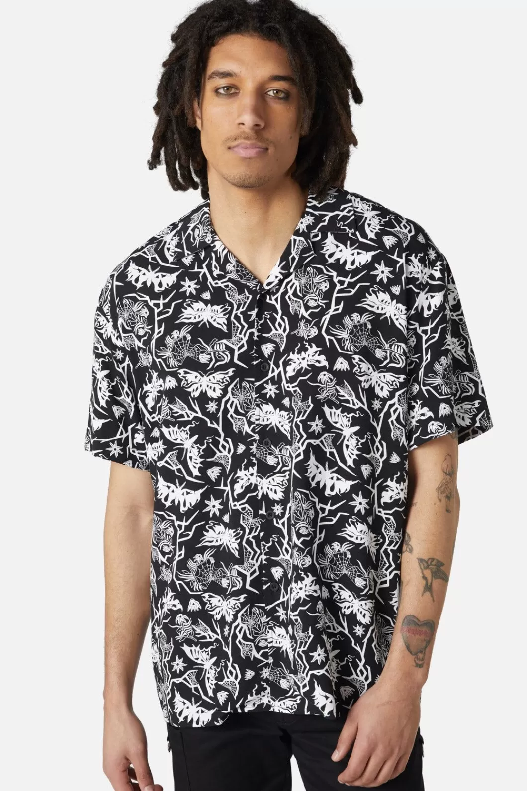 Shirts & Tees<Dangerfield To The Butterflies Printed Short Sleeve Shirt