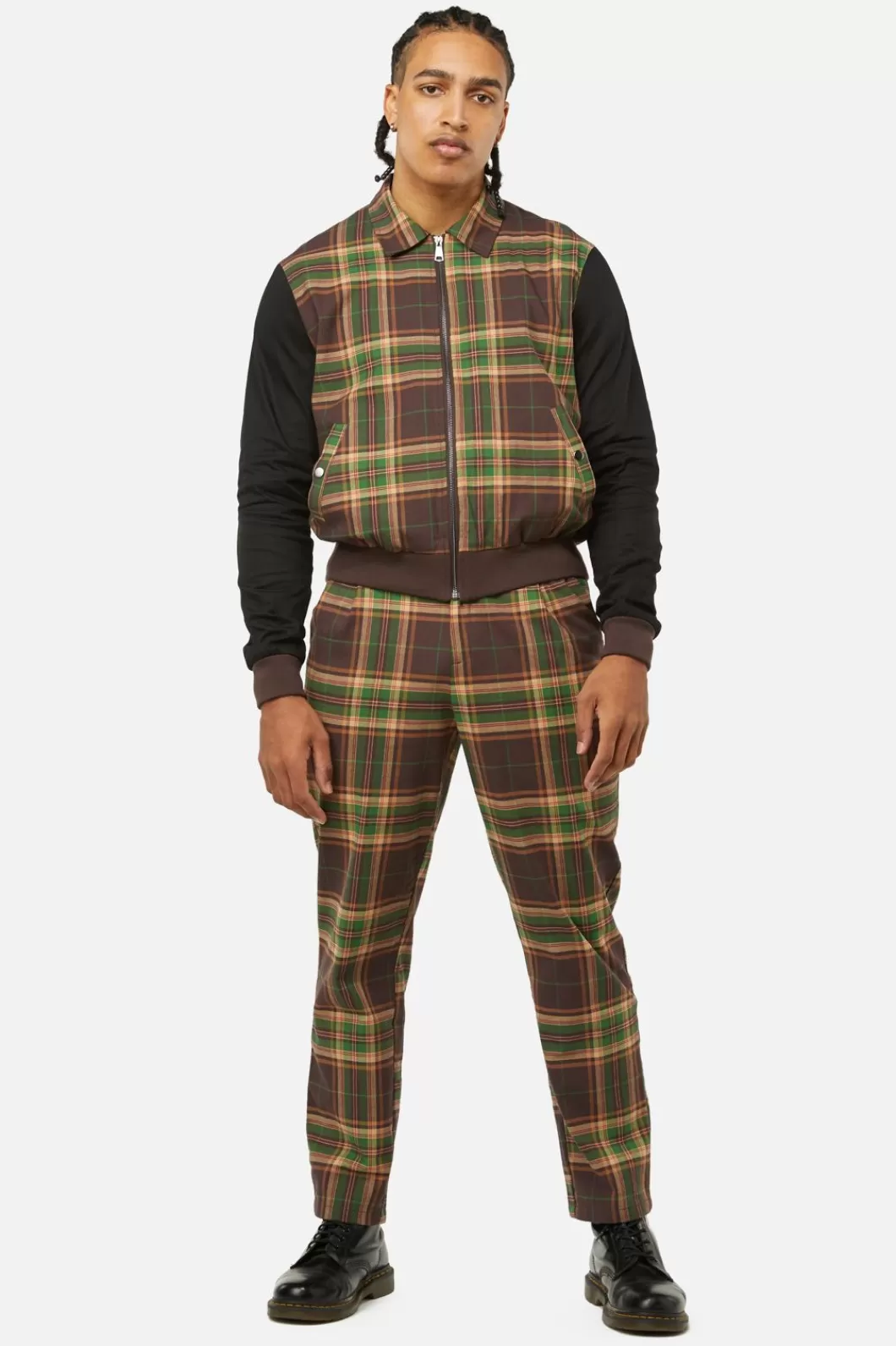 Coats & Jackets<Dangerfield Triassic Tartan Contrast Jacket