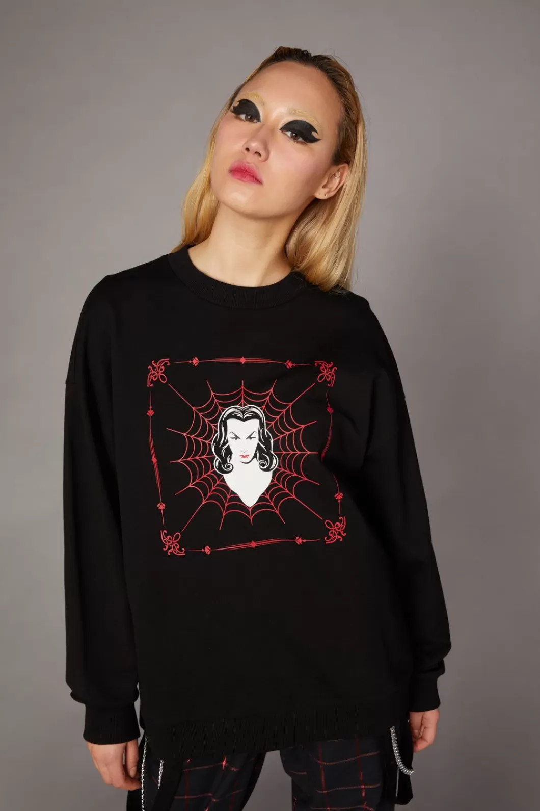 Knitwear & Cardis<Black Friday Vampire Print Sweater