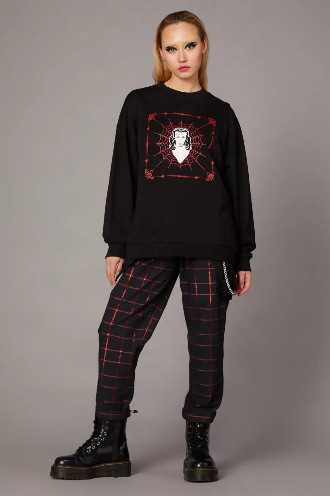 Knitwear & Cardis<Black Friday Vampire Print Sweater