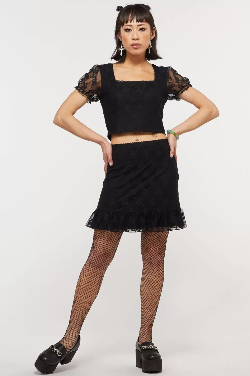 Skirts & Skorts<Dangerfield Victoria Lace Mini Skirt