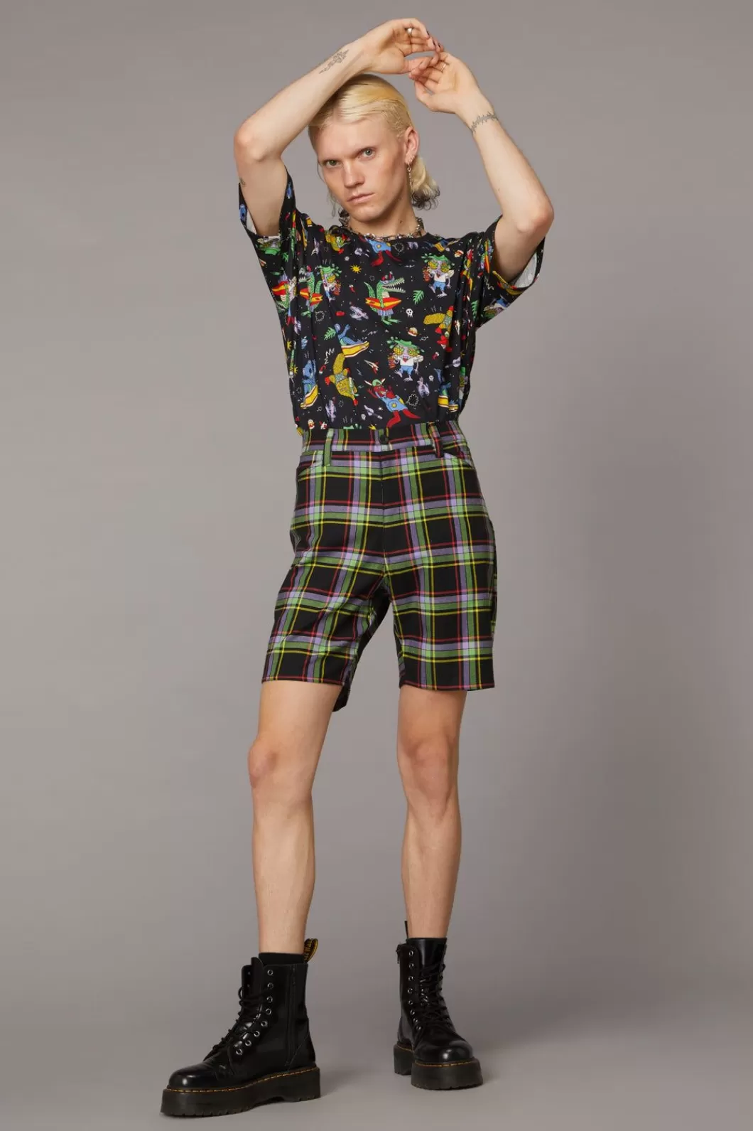 Pants & Shorts<Black Friday Vivid Tartan Unisex Short