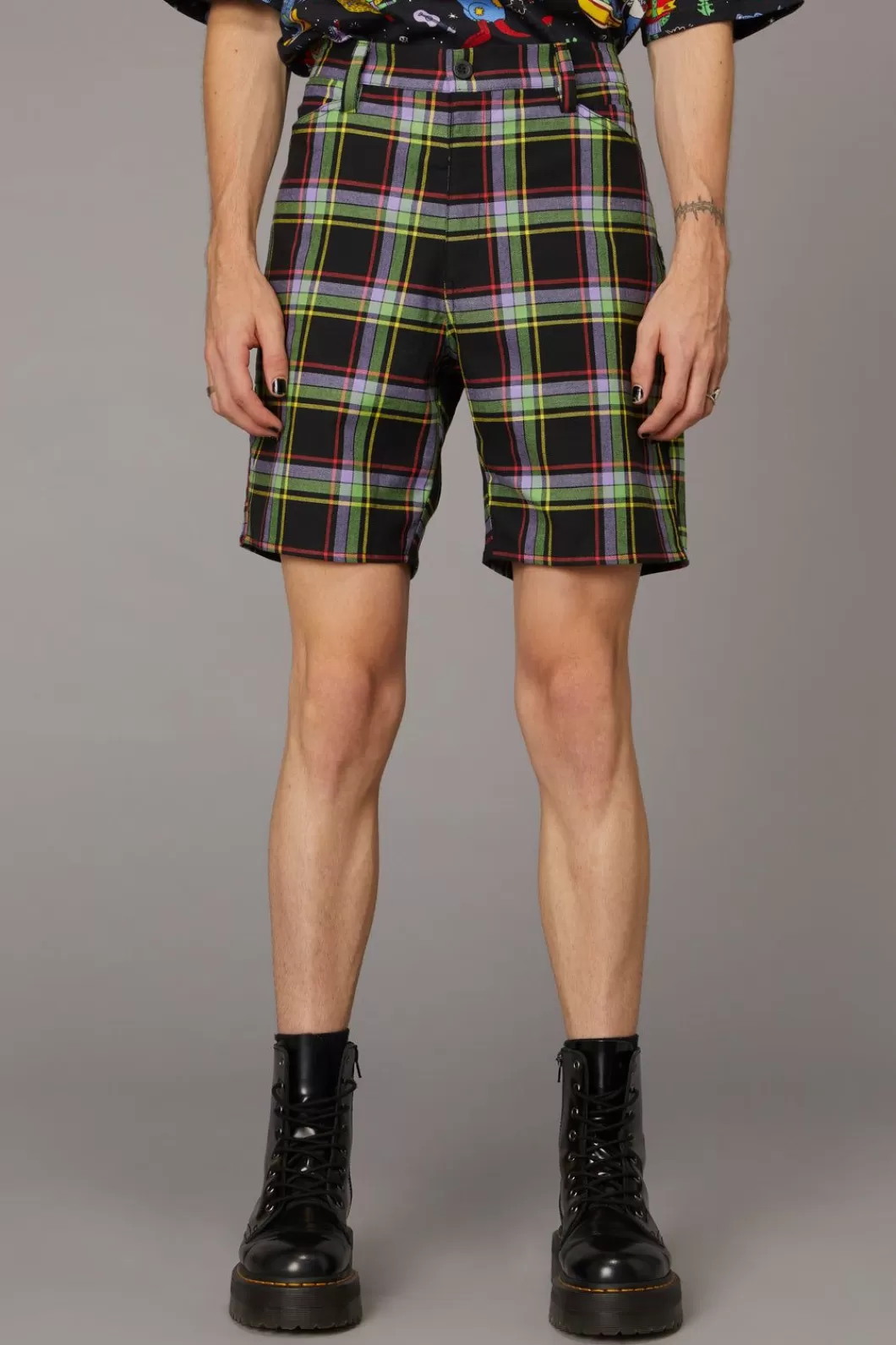 Pants & Shorts<Black Friday Vivid Tartan Unisex Short