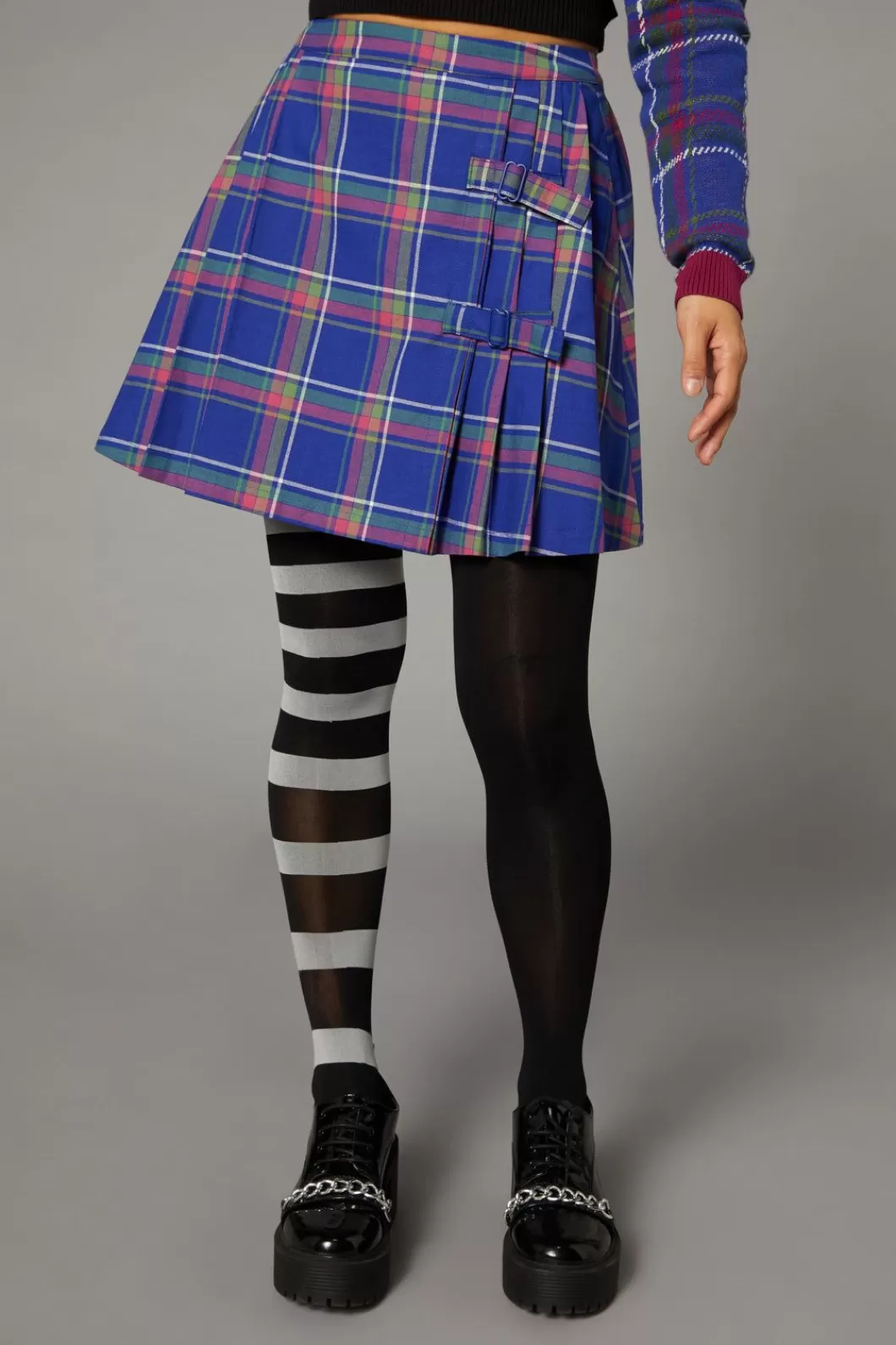 Skirts & Skorts<Black Friday Werewolf Tartan Goth Skirt