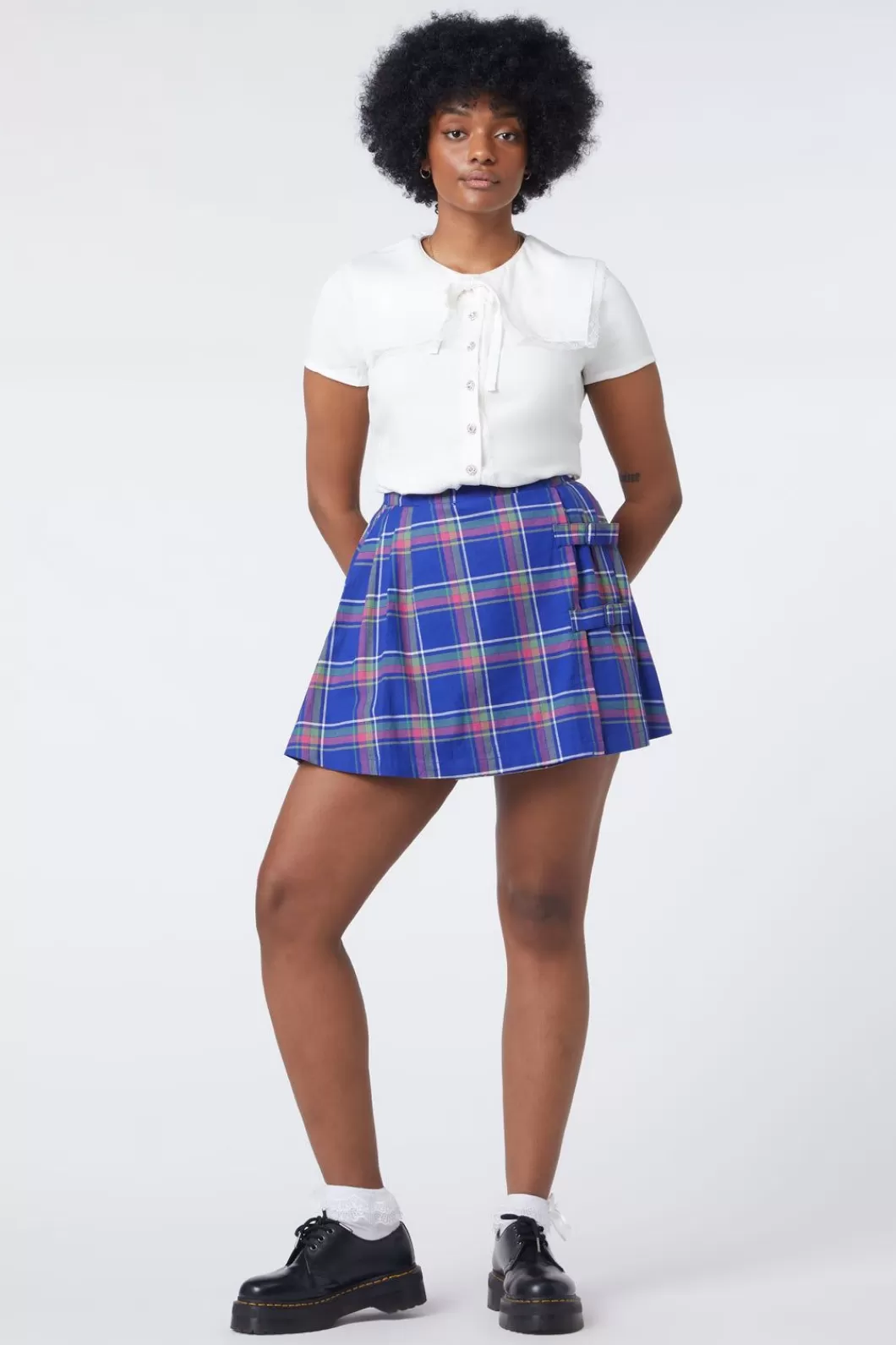 Skirts & Skorts<Black Friday Werewolf Tartan Goth Skirt