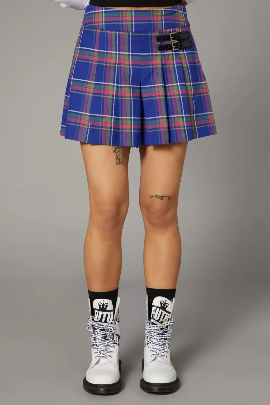 Skirts & Skorts<Black Friday Werewolf Tartan Goth Skort