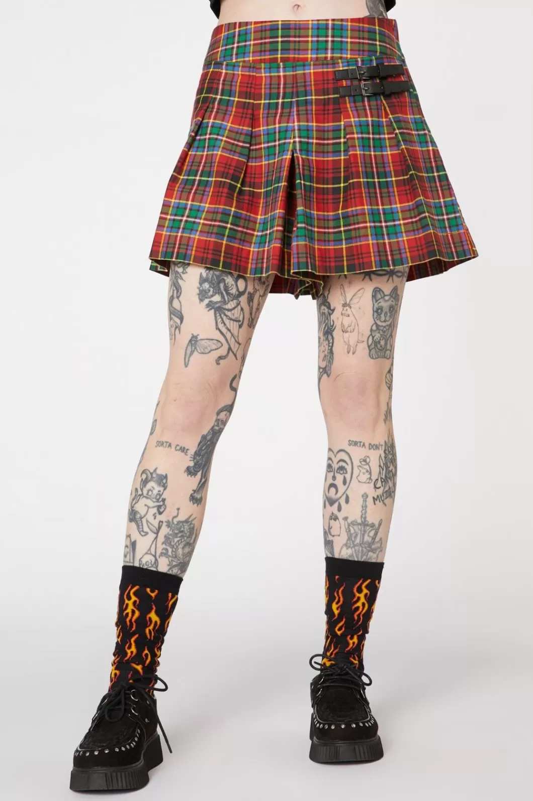 Skirts & Skorts<Dangerfield Wichita Tartan Buckle Skort