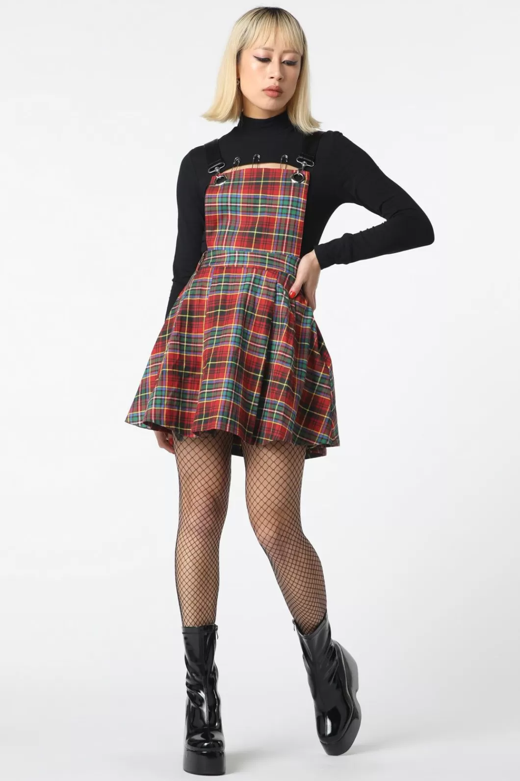 Dresses & Pinafores<Dangerfield Wichita Tartan Punk Pinny