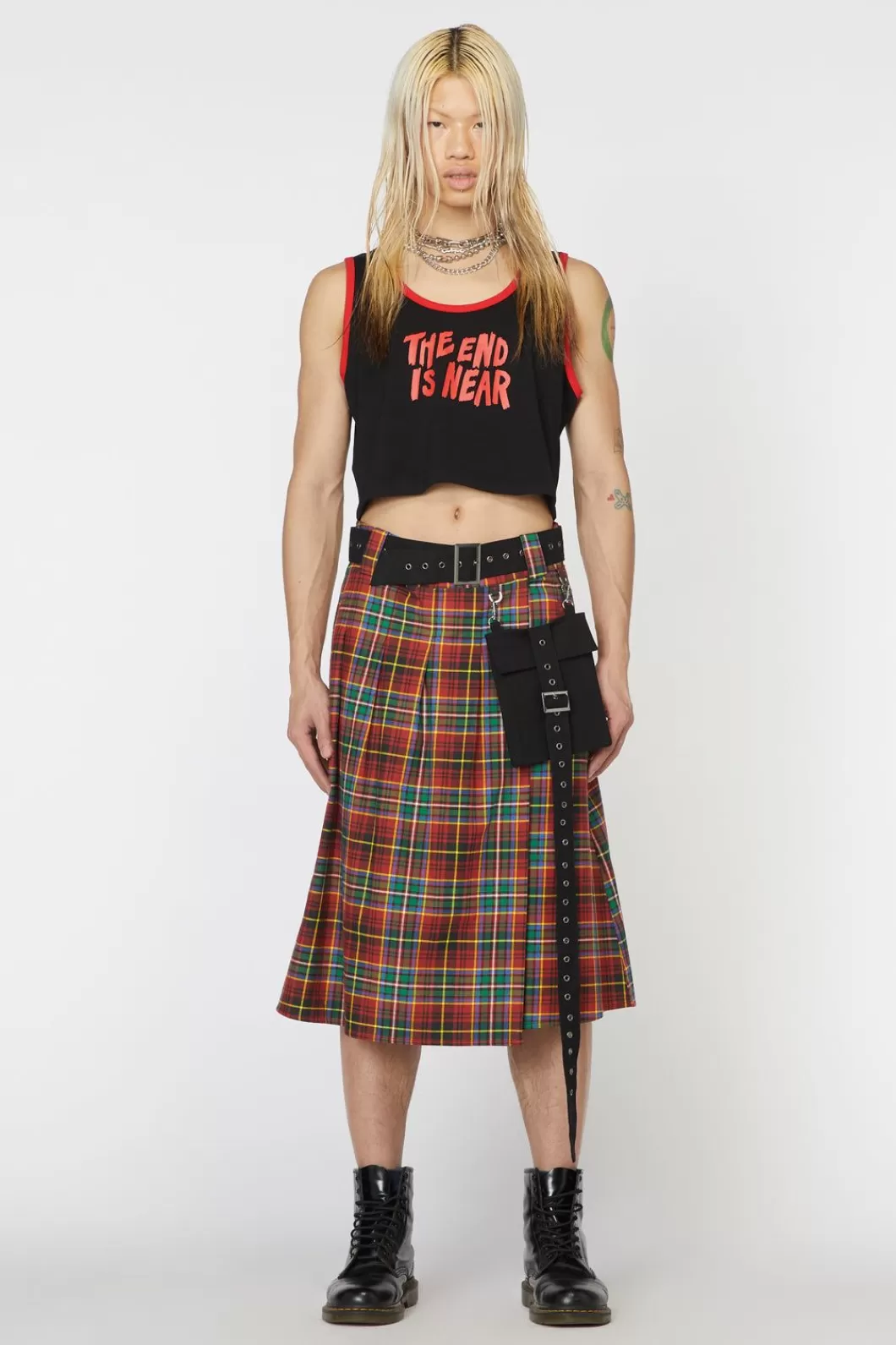 Pants & Shorts<Dangerfield Wichita Tartan Unisex Skirt