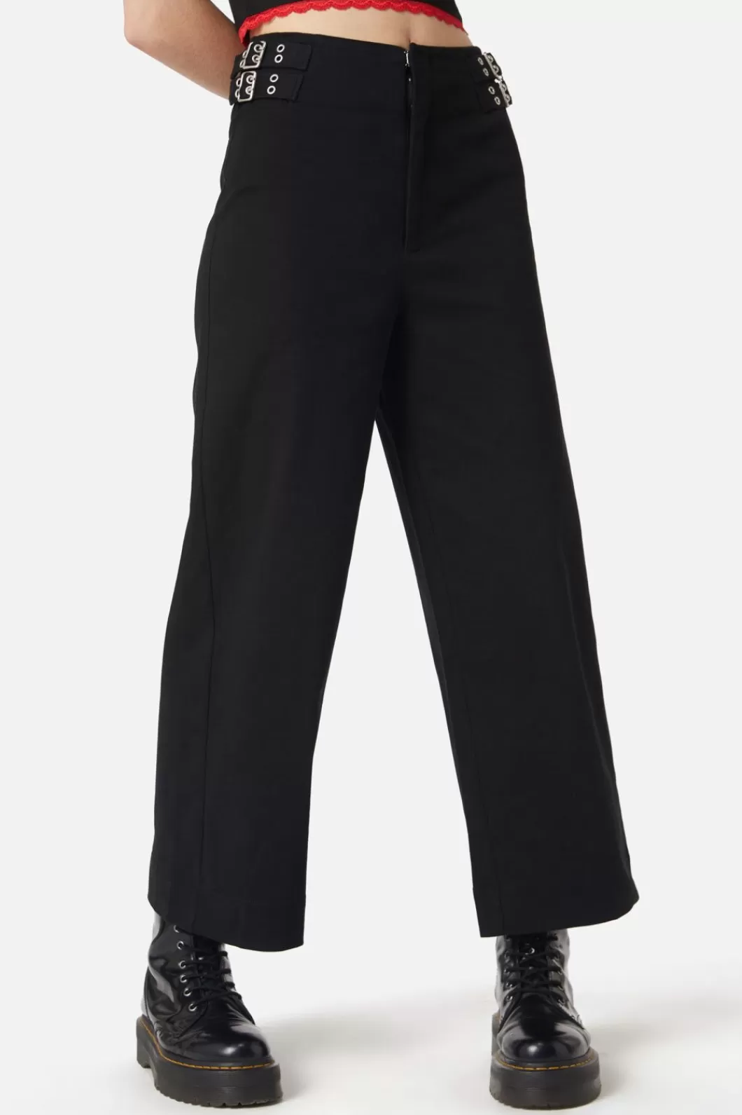 Pants & Jumpsuits<Dangerfield Wide Leg Buckle Pant