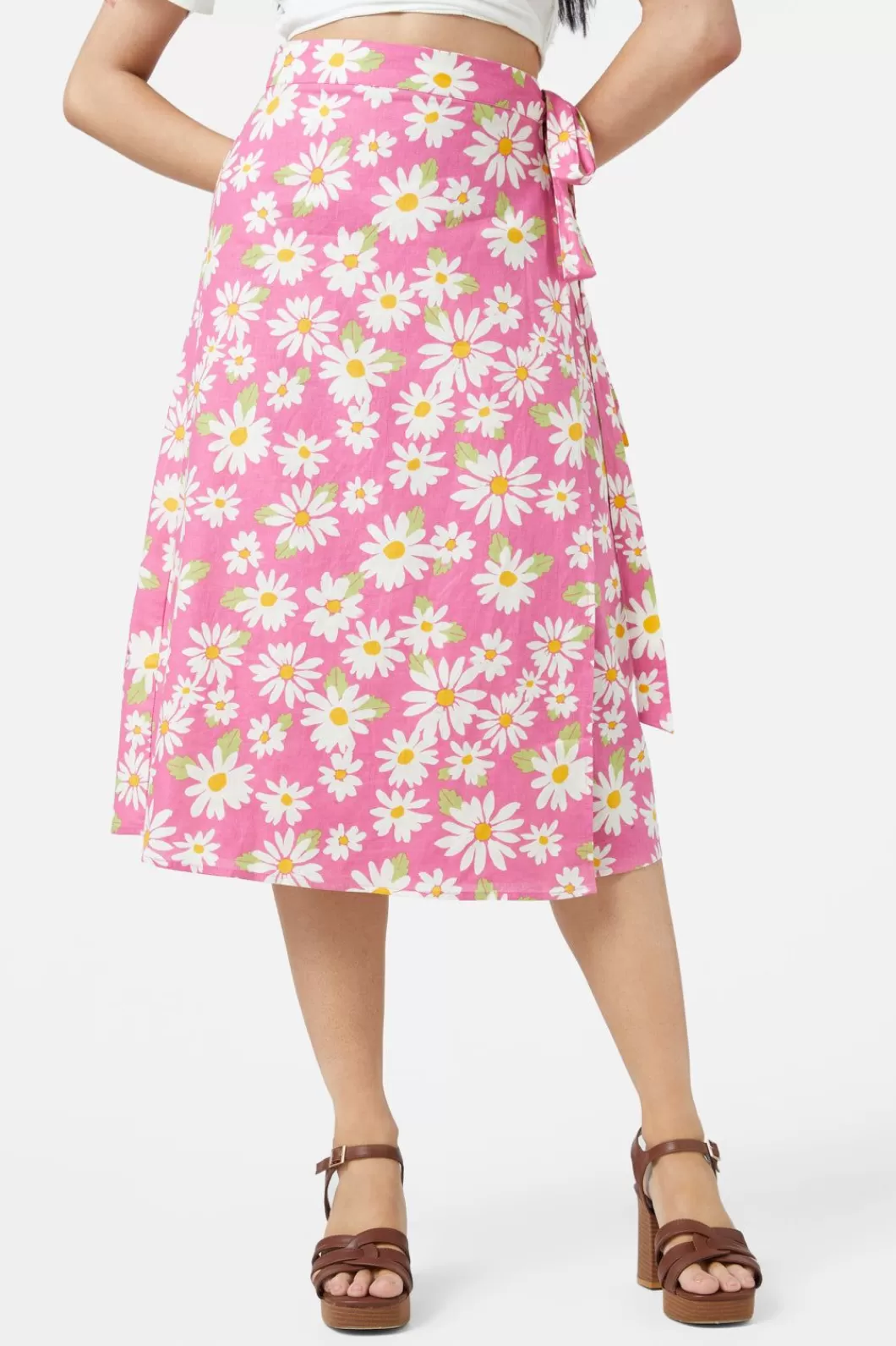 Skirts & Skorts<Princess Highway Wild Daisy Wrap Skirt