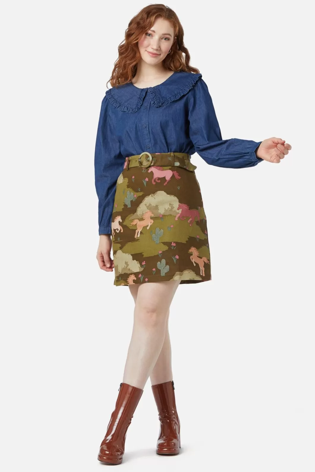 Skirts & Skorts<Princess Highway Wild Horses Skirt