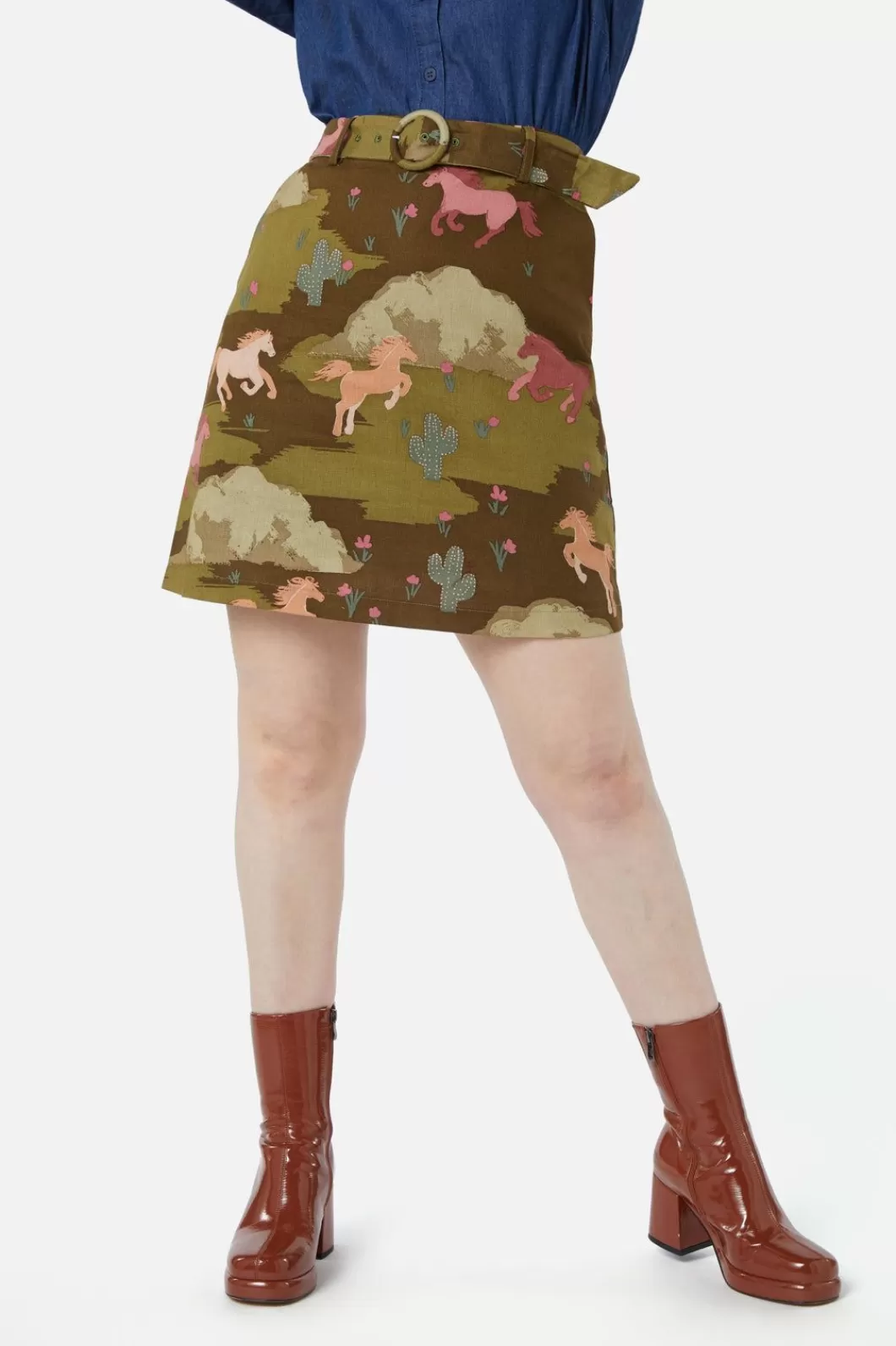 Skirts & Skorts<Princess Highway Wild Horses Skirt