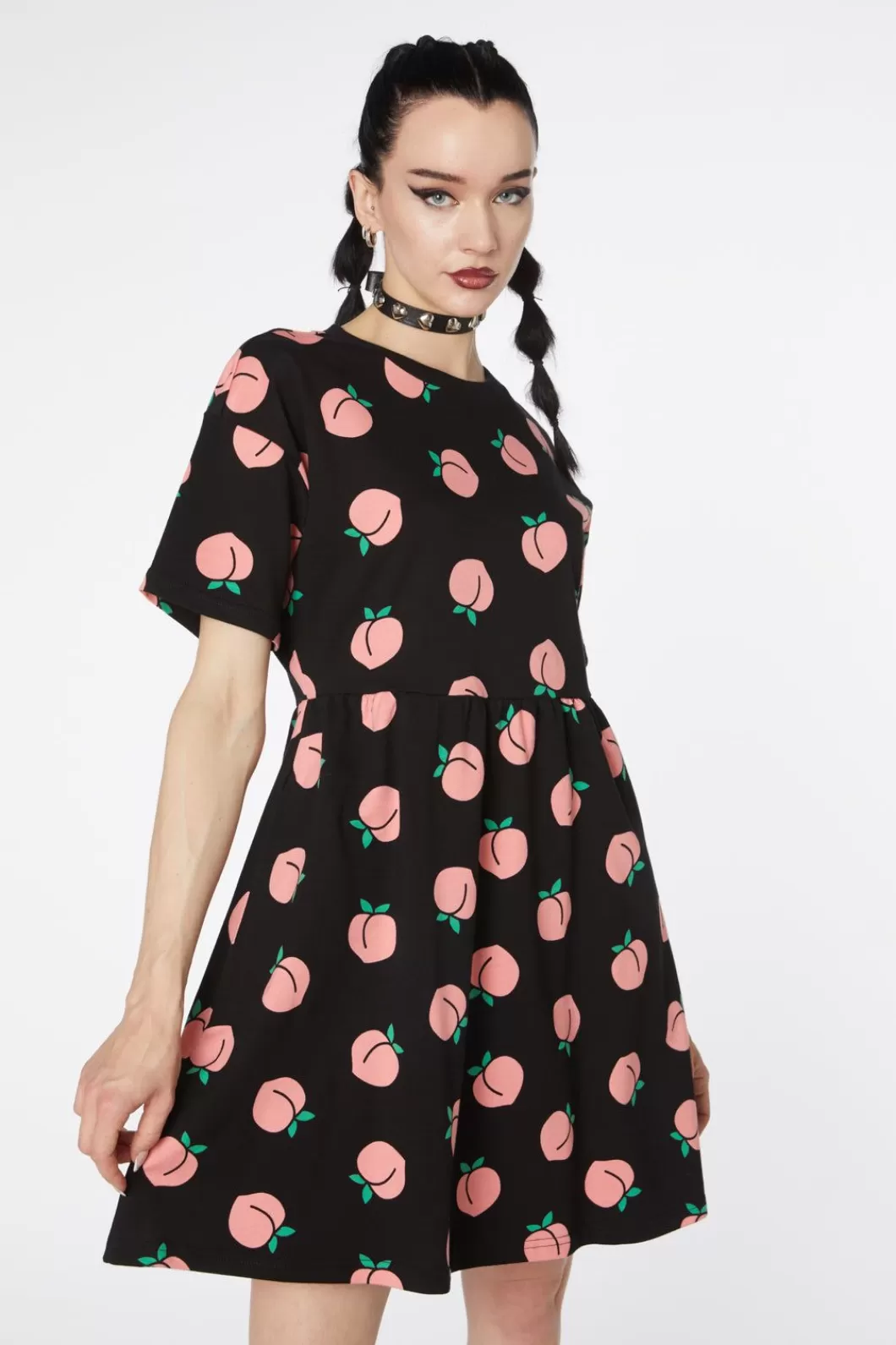 Dresses & Pinafores<Dangerfield You Peach Cotton Smock Dress