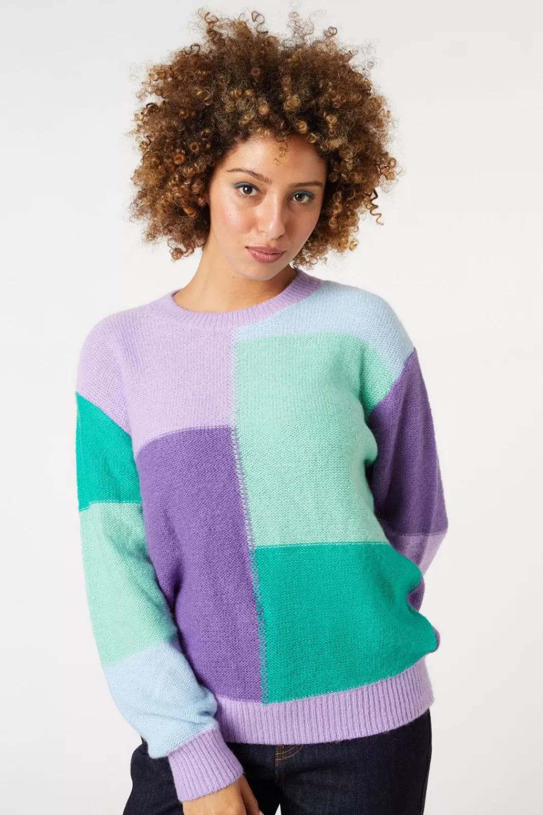 Knitwear & Cardis<Princess Highway Zina Patchwork Sweater