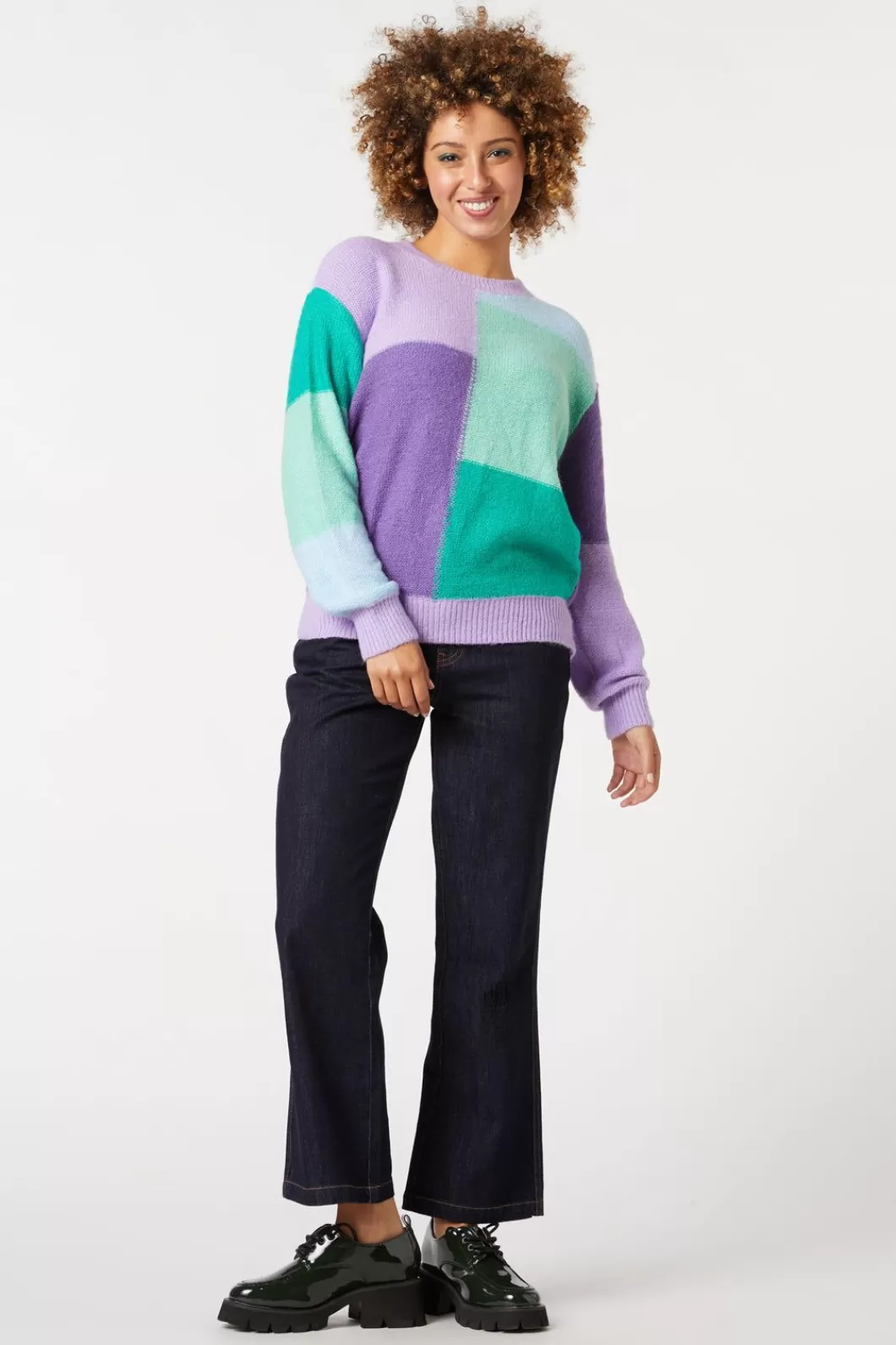 Knitwear & Cardis<Princess Highway Zina Patchwork Sweater